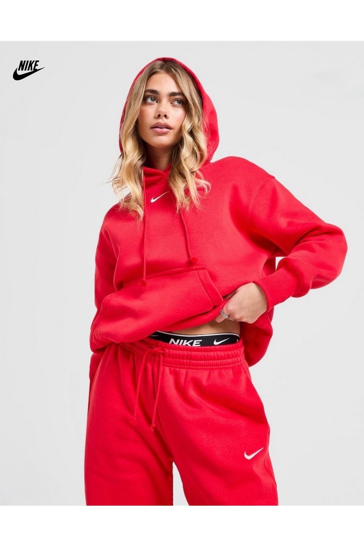Nike Sportswear Phoenix Fleece Oversized Pullover Hoodie Bol Kalıp