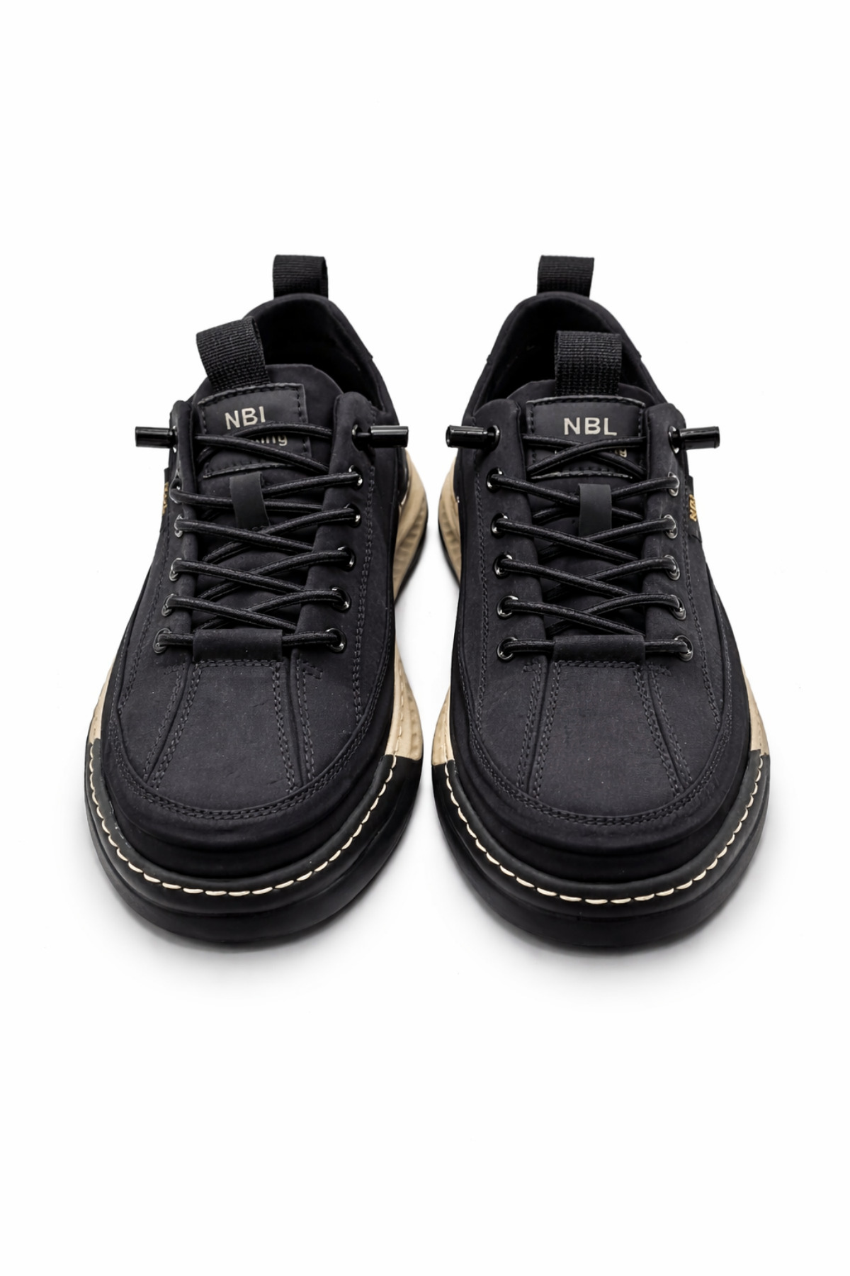 Deoder  Siyah Erkek Paraşüt Bez Casual Sneaker | Full Ortopedik | Eva Tabanlı Günlük Konfor Ayakkabı - Görsel 4