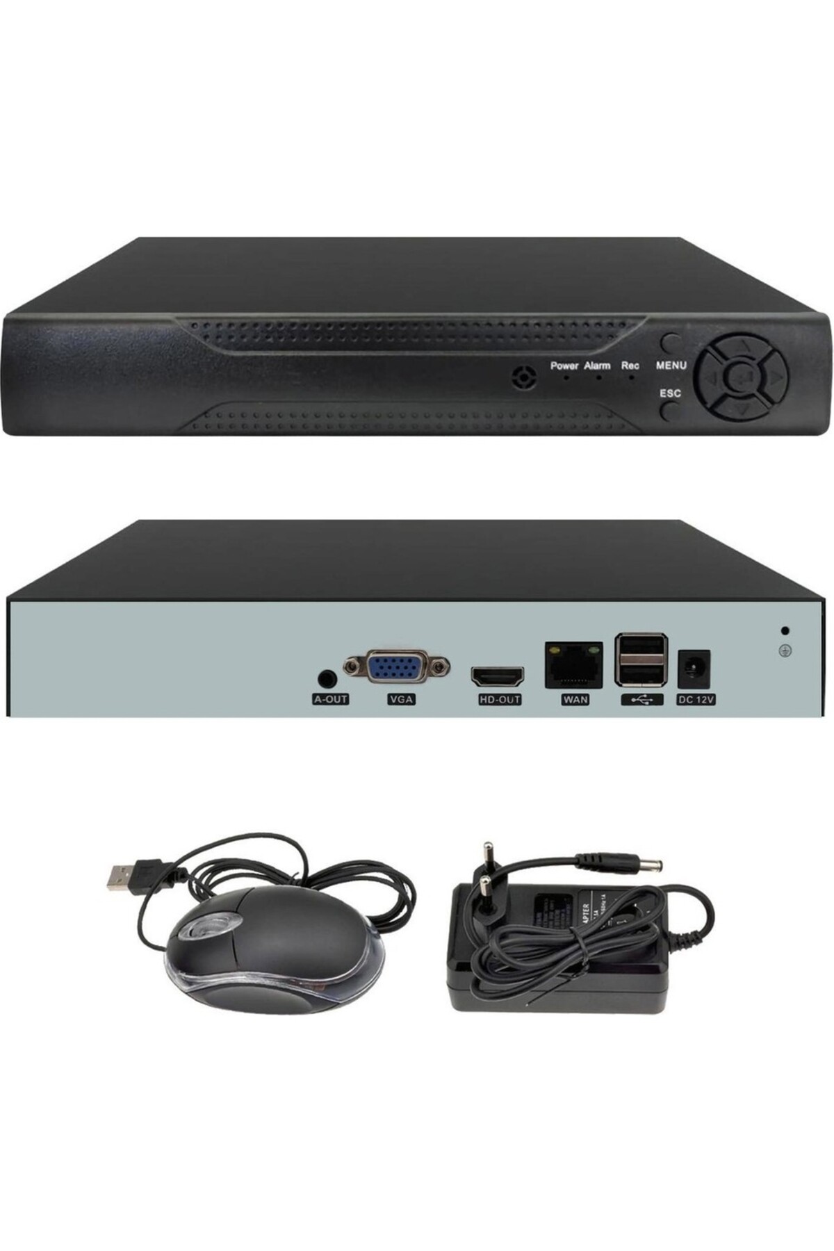 Midcom Box Midcom Aviner 16 Kanal 5 MP’e Kadar 1×8 TB HDD NVR Kayıt Cihazı VR16H ...