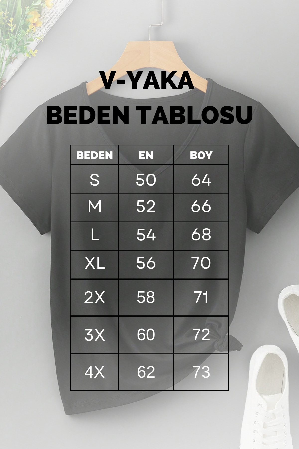 Deocept  Kadın Baskılı Kadın Oversize V Yaka T-shirt Salaş - Görsel 3