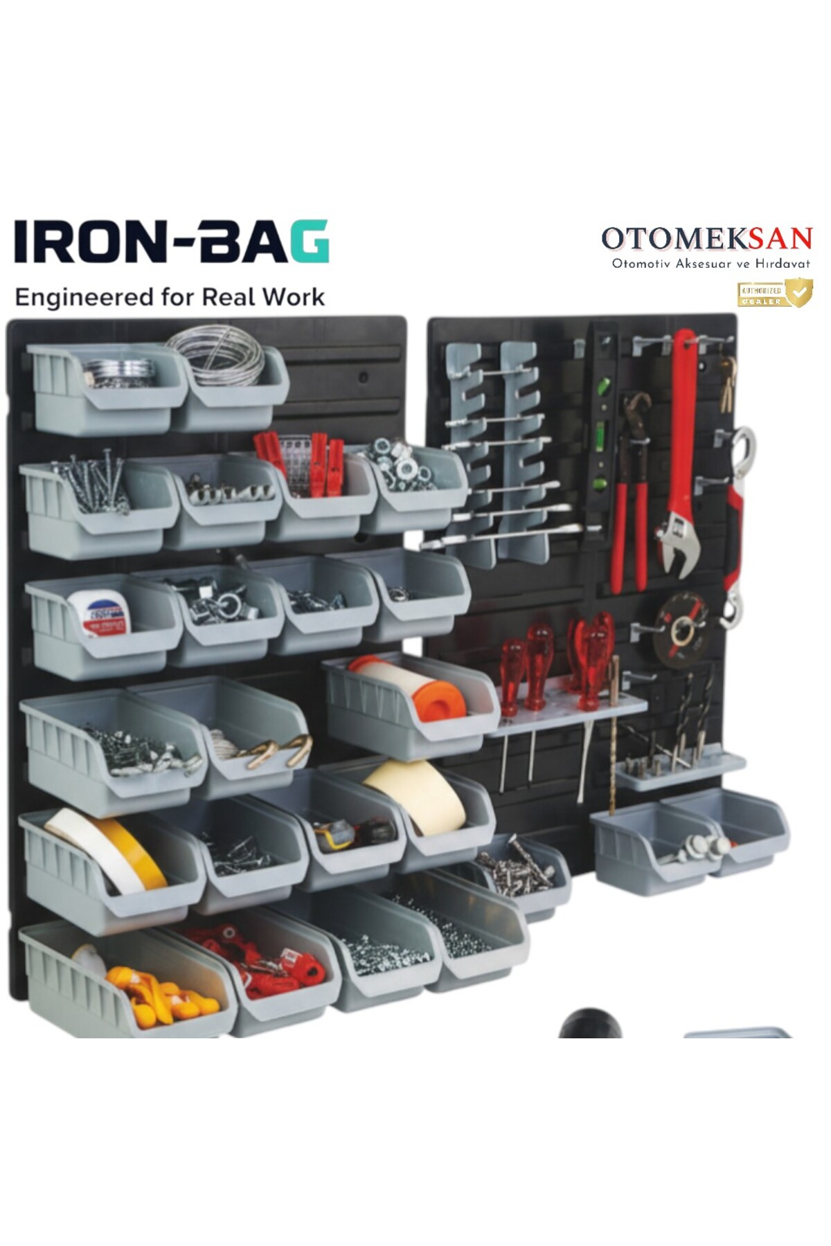 Otomeksan Otomotiv Aksesuar ve Hırdavat IRON-BAG 43 Parça Duvar