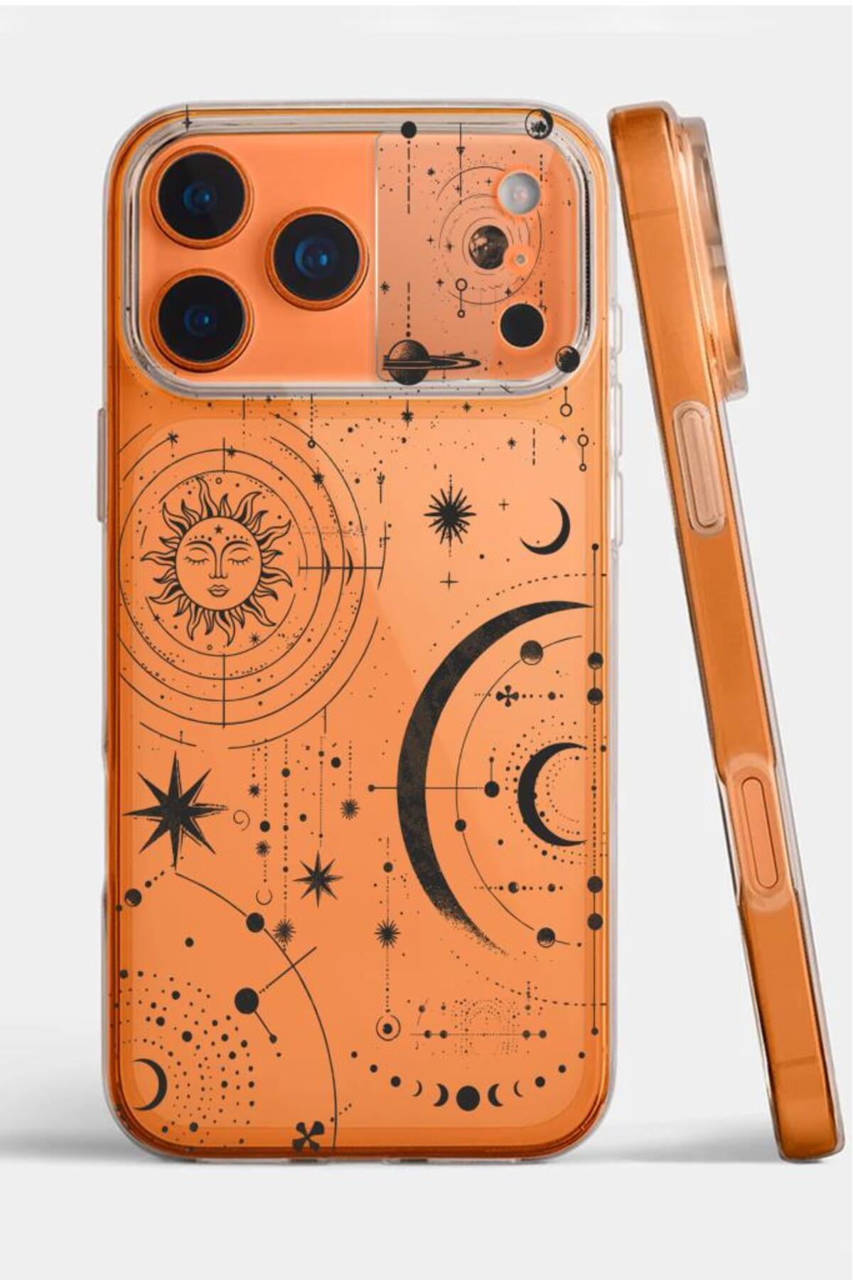 Iphone 17 Pro Compatible Patterned Clear Silicone Case