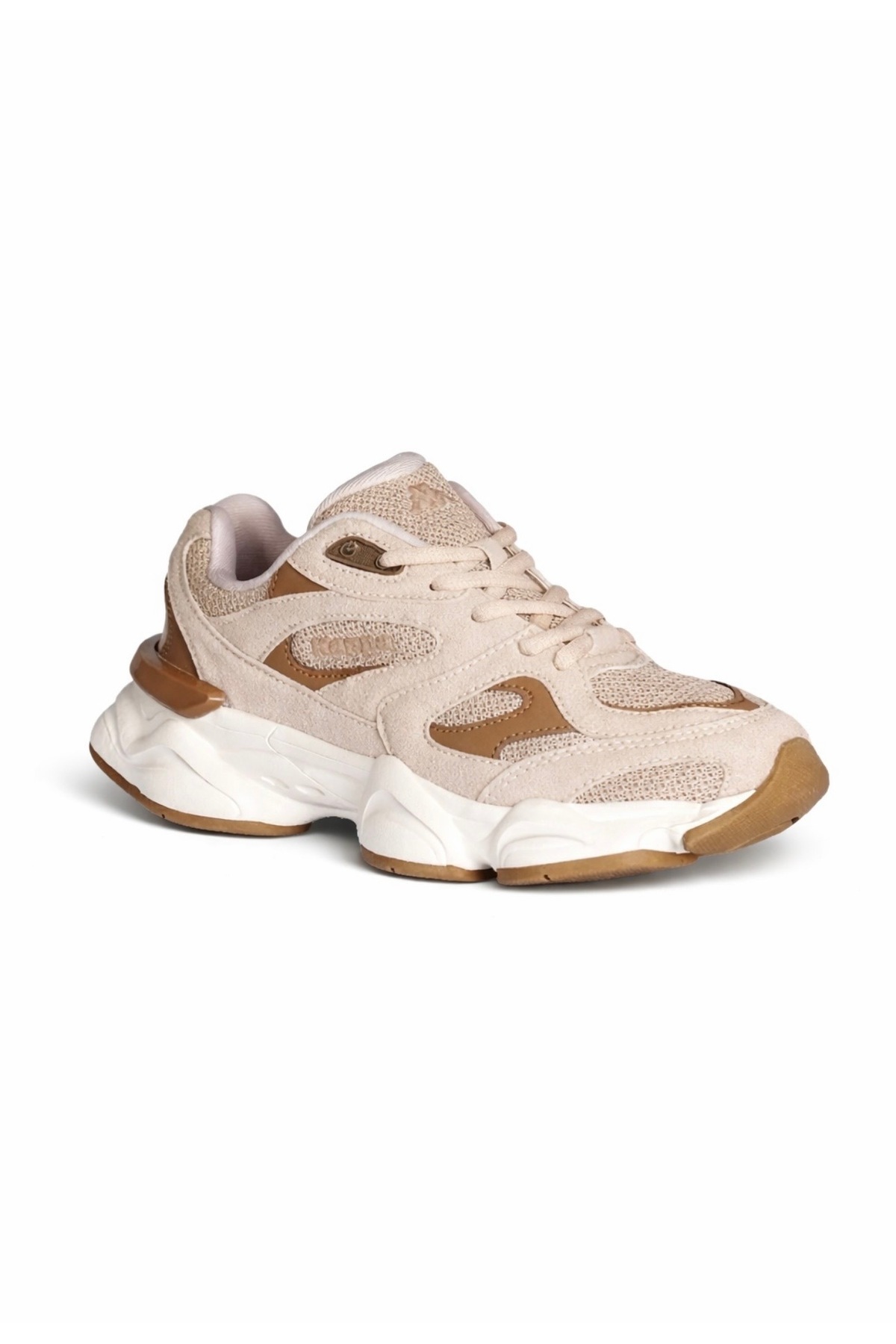 KP 1005 Puerto Unisex Bej New Sneaker Hafif Rahat ve Günlük Spor Ayakkabı — بژ ANL AYK - Puerto 1005