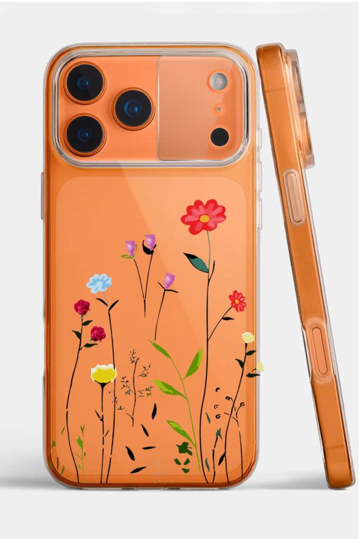 Iphone 17 Pro Compatible Patterned Clear Silicone Case