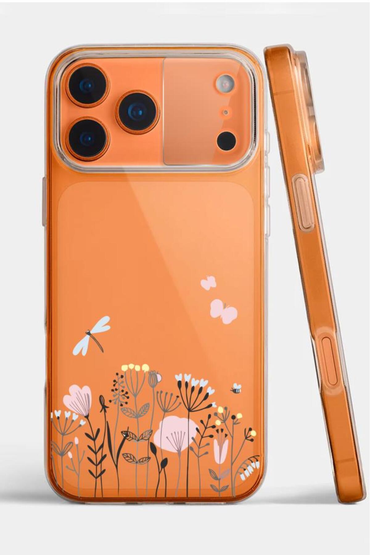 Iphone 17 Pro Compatible Patterned Clear Silicone Case