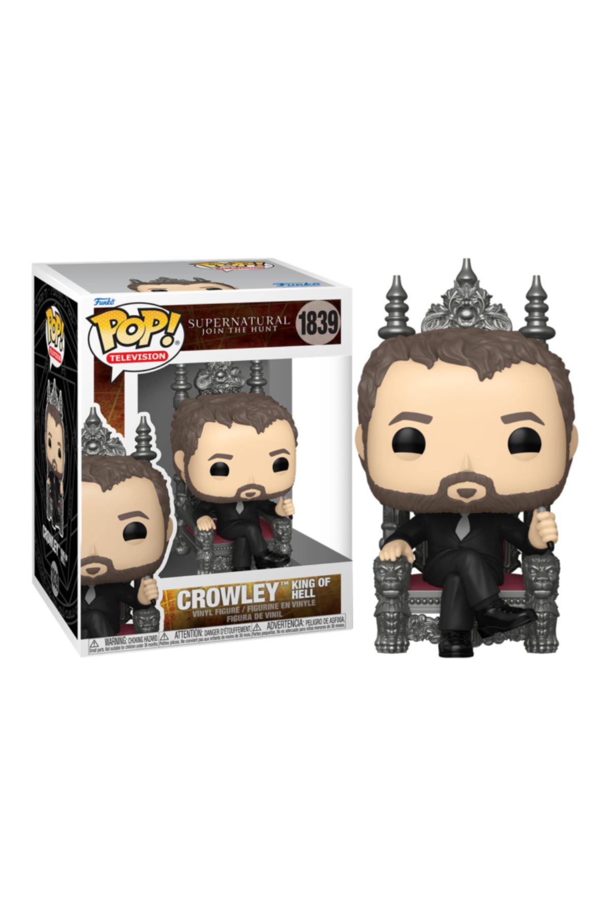 フィギュアセット SUPERNATURAL POP!funko Funko #1839 Hell of King Crowley – Supernatural Television: Pop! アメコミ