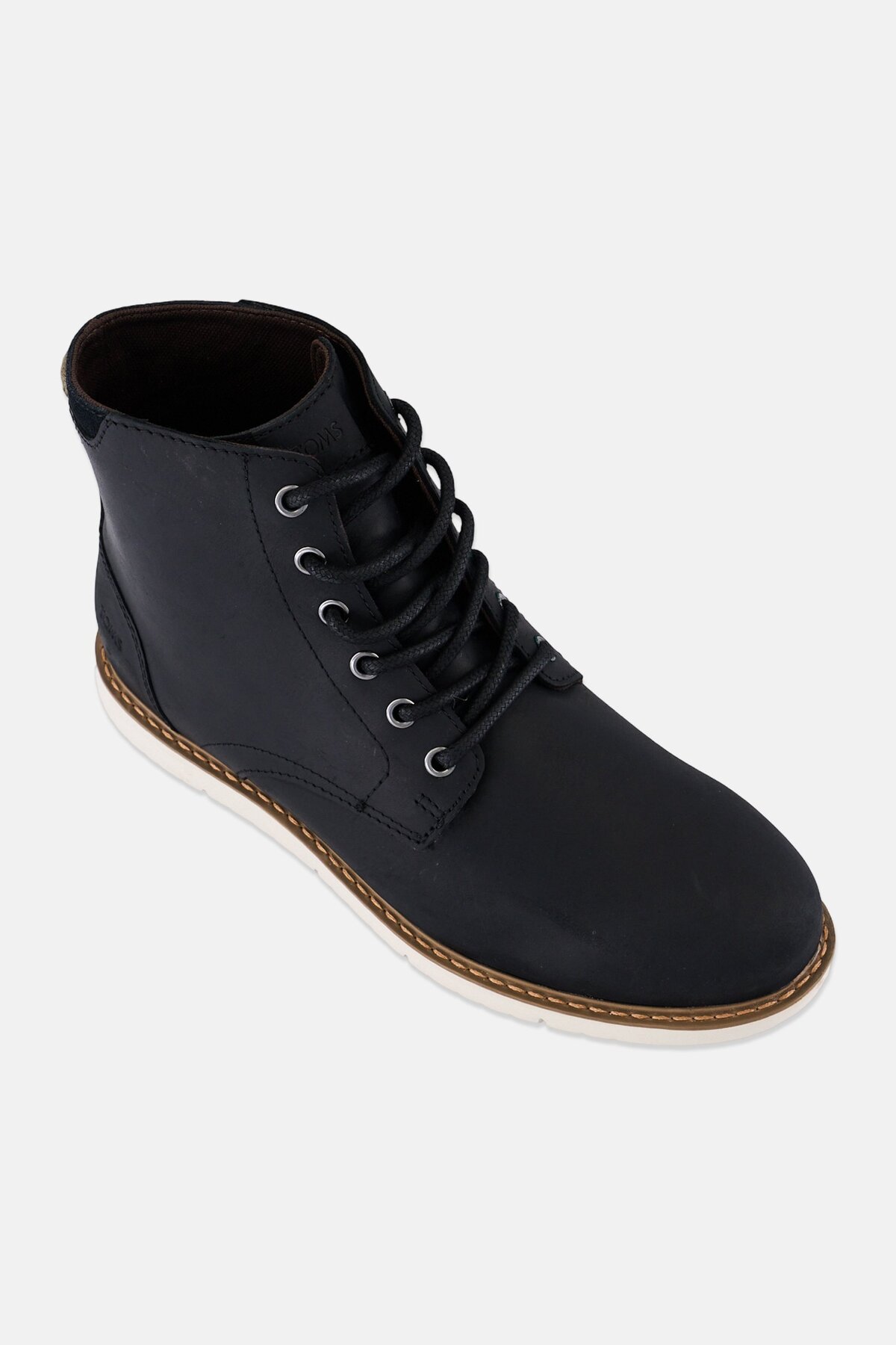 Toms Porter Men\'s Iron Gray Suede and Canvas Lace Up Casual Dress Boots Sz 7 Toms Gray Suede Mens Brogue Oxford Style Shoe - Walmart.com main image 2