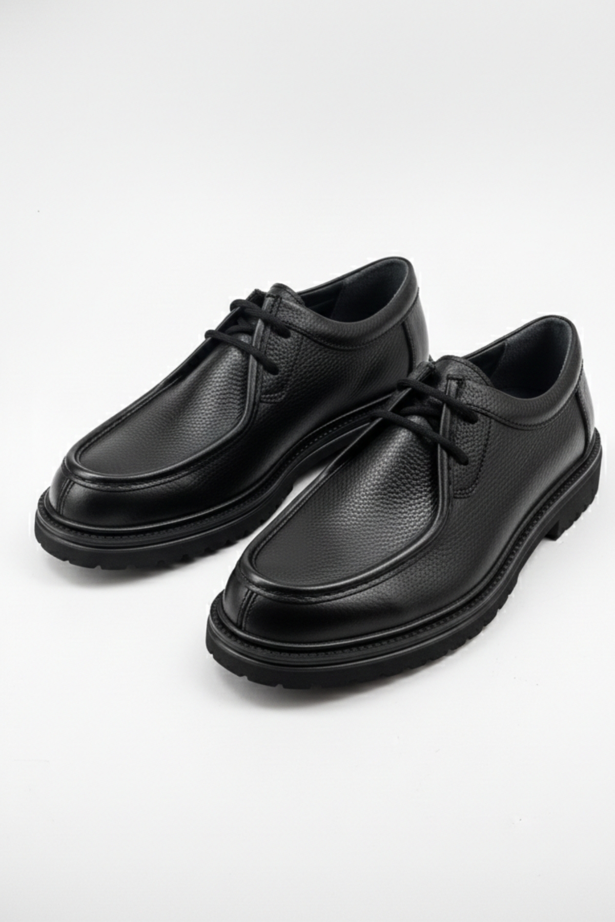 LUSIVE  %100 Hakiki Deri Siyah Günlük Rahat Klasik Erkek Ayakkabı LUASS28AL0043