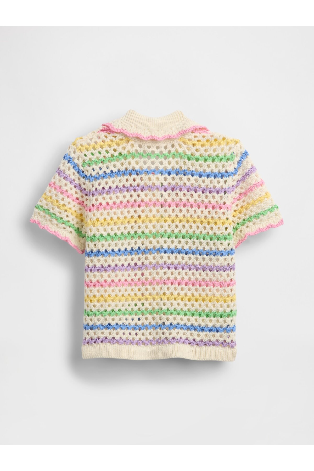 GAP Kız Bebek Çok Renkli Örgü Hırka fotoğrafı 2 (önizleme)