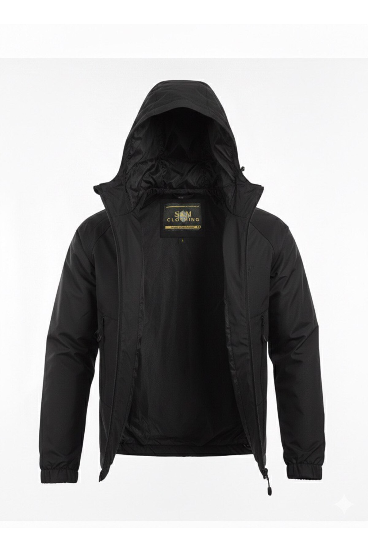 S&M CLOTHİNG Yeni Sezon Su &rüzgar Geçirmez Yağmurluk Mevsimlik Ceket görsel 3