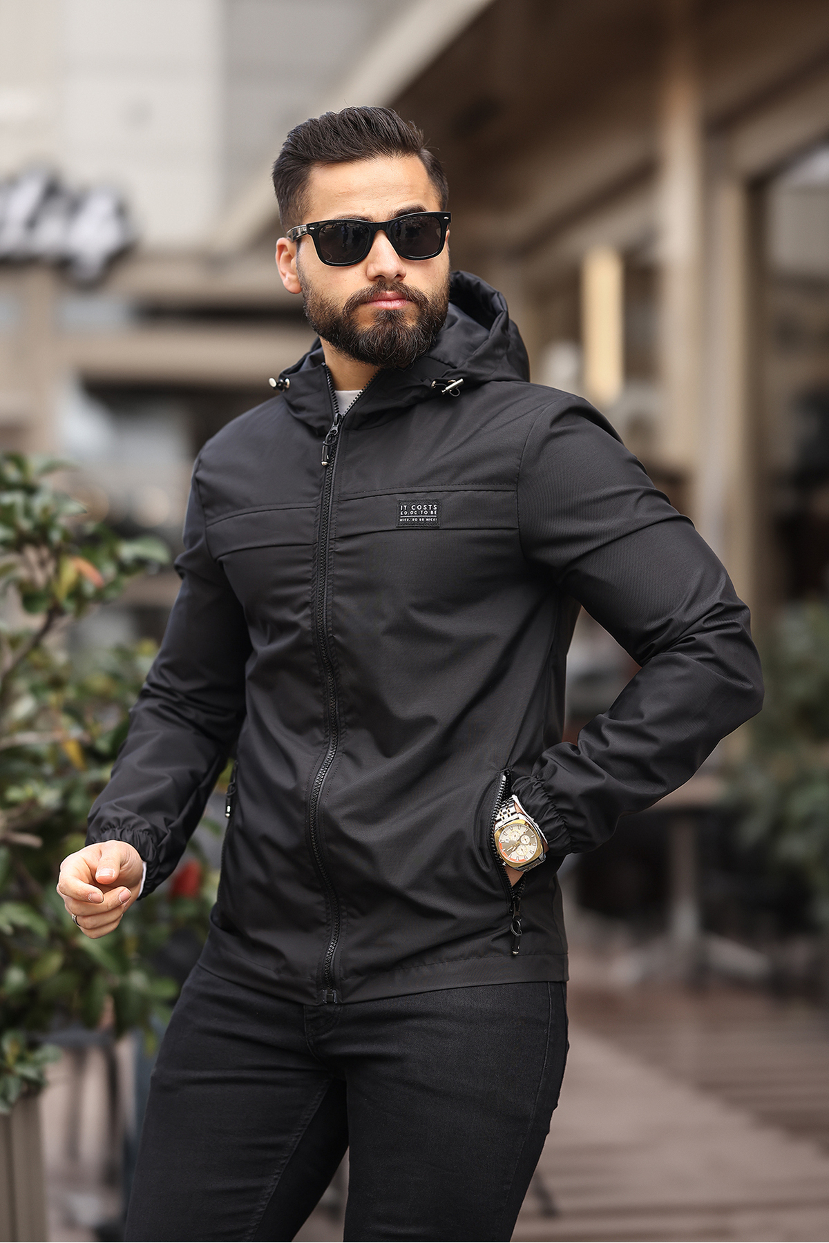 S&M CLOTHİNG  YENİ SEZON ERKEK SU & RÜZGAR GEÇİRMEZ YAĞMURLUK MEVSİMLİK CEKET - Görsel 4