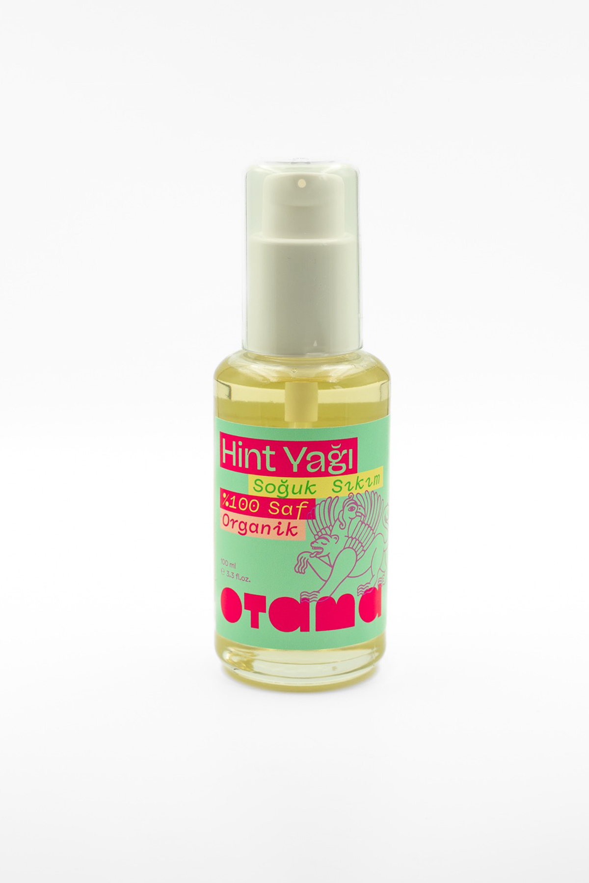 Otama Kırkpınar Soğuk Sıkım, Organik, %100 Saf Hint Yağı - 100 ML — HİNTYAGİ100ml