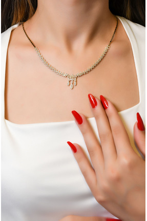 güneyler altın TASARIM GERDAN 14 AYAR A066154