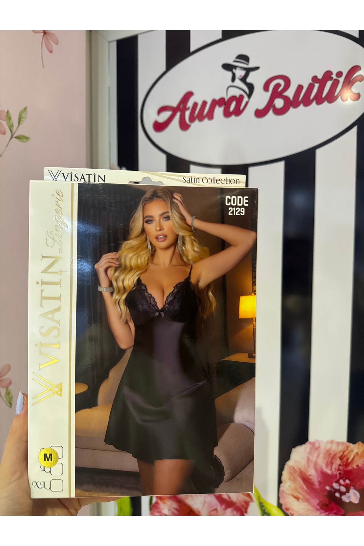 Visatin Lingerie Mini gecelik