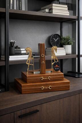 zepce design Dekoratif 3'lü Kitap Kutu