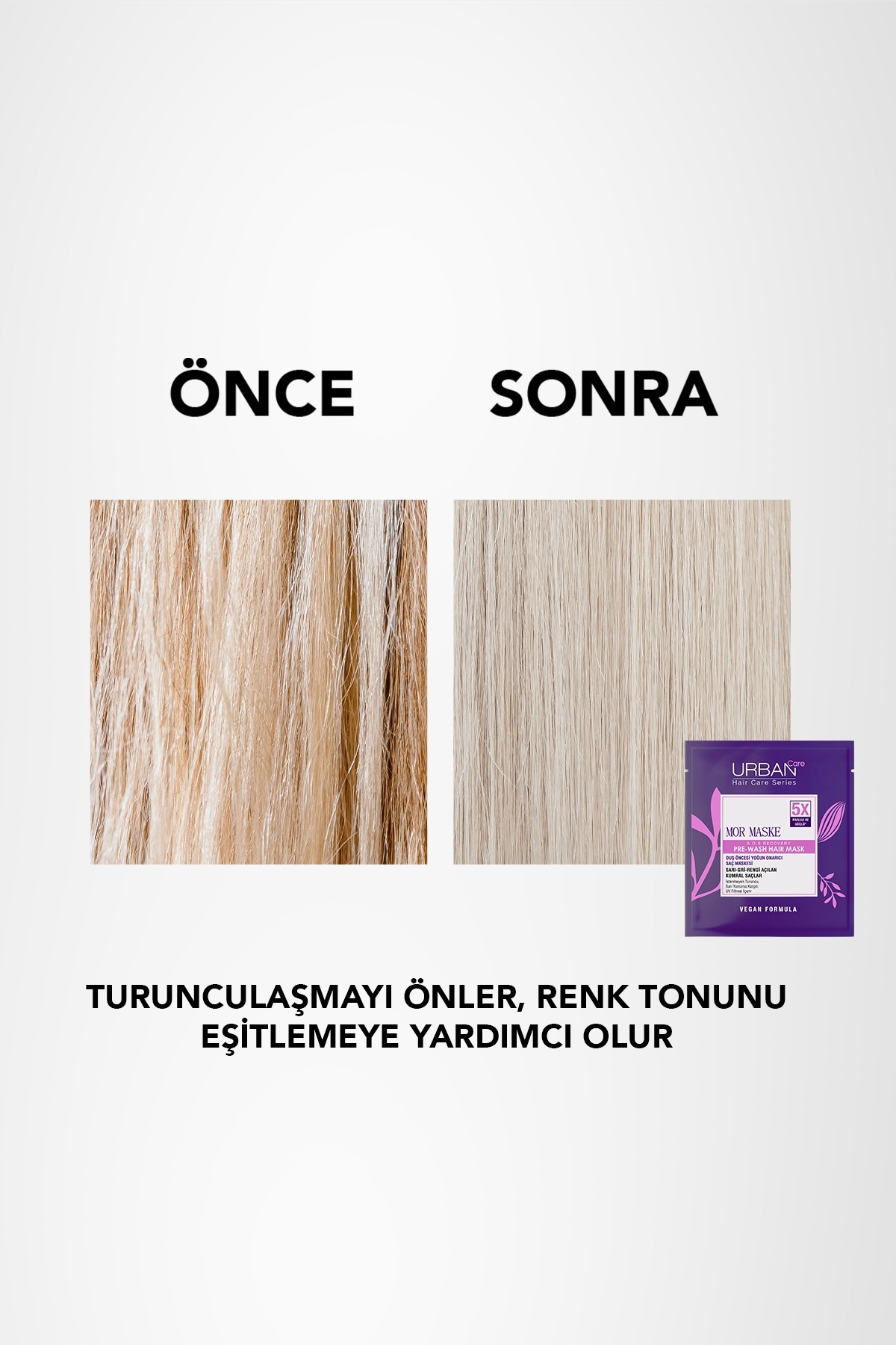Mor Turunculaşma Karşıtı Duş Öncesi Saç Bakım Maskesi-50ml — 8680690712623 — تصویر 5 از 6