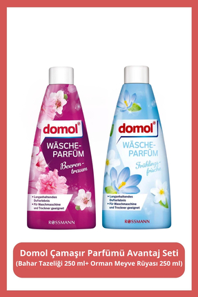 Domol Çamaşır Parfümü Bahar Tazeliği 250 ml – Uzun Süre Kalıcı Ferahlık