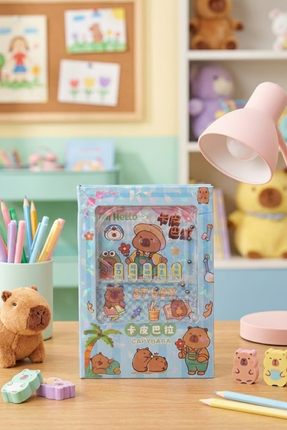 Şehir Online Mağazacılık Capybara Bilye Oyunlu Defter Hareketli Pinball Kapak...