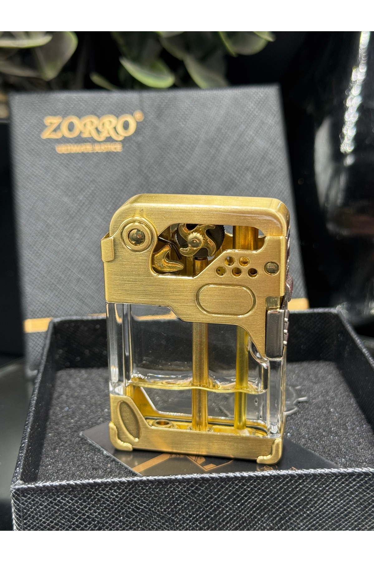 NikaŞ Zorro Mecha Vintage İtmeli-Çekmeli Ateşleme,Şeffaf Yakıt