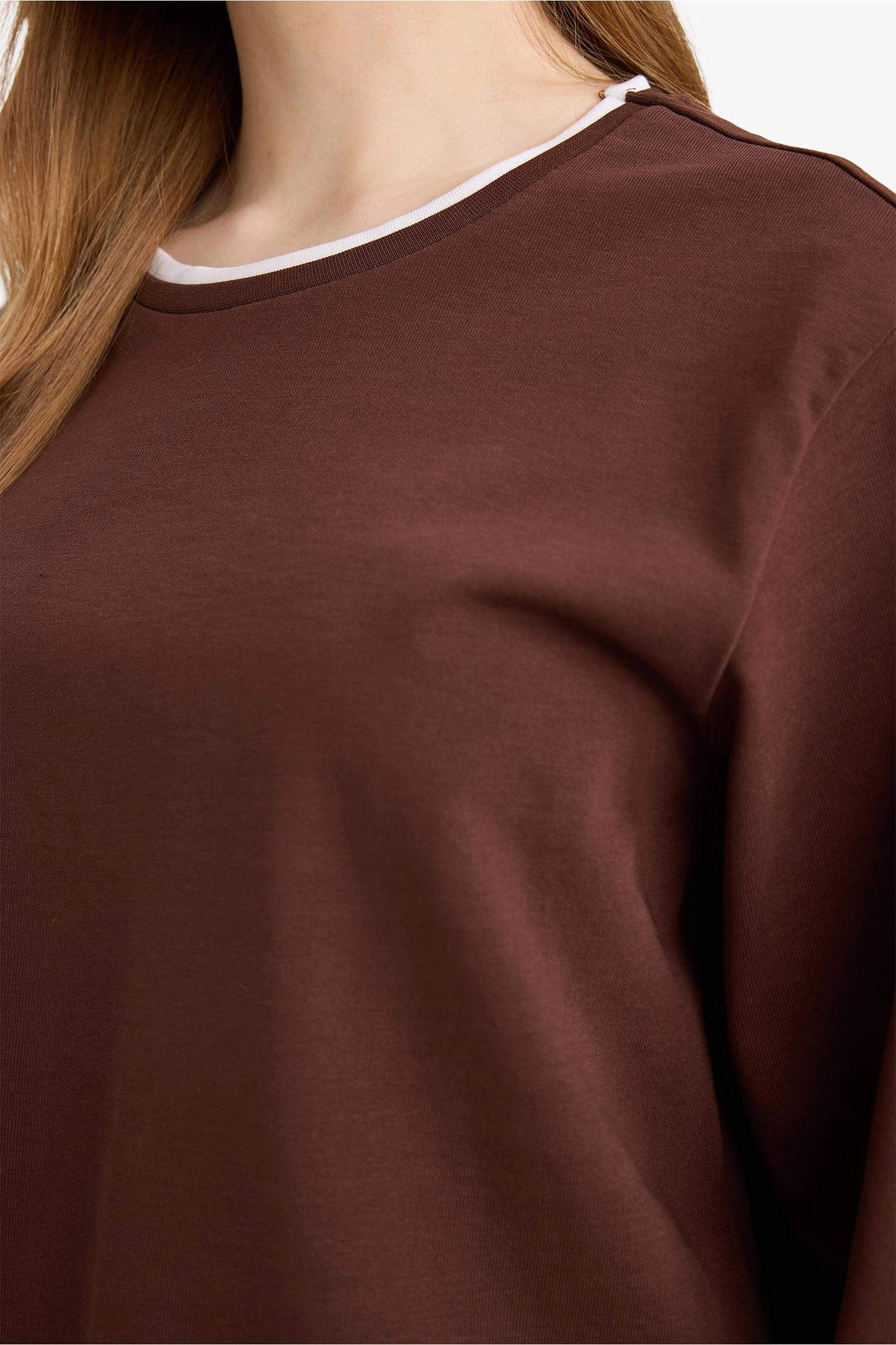 DeFacto %100 Pamuk Loose Fit Tunik G8576AX26SP görsel 4