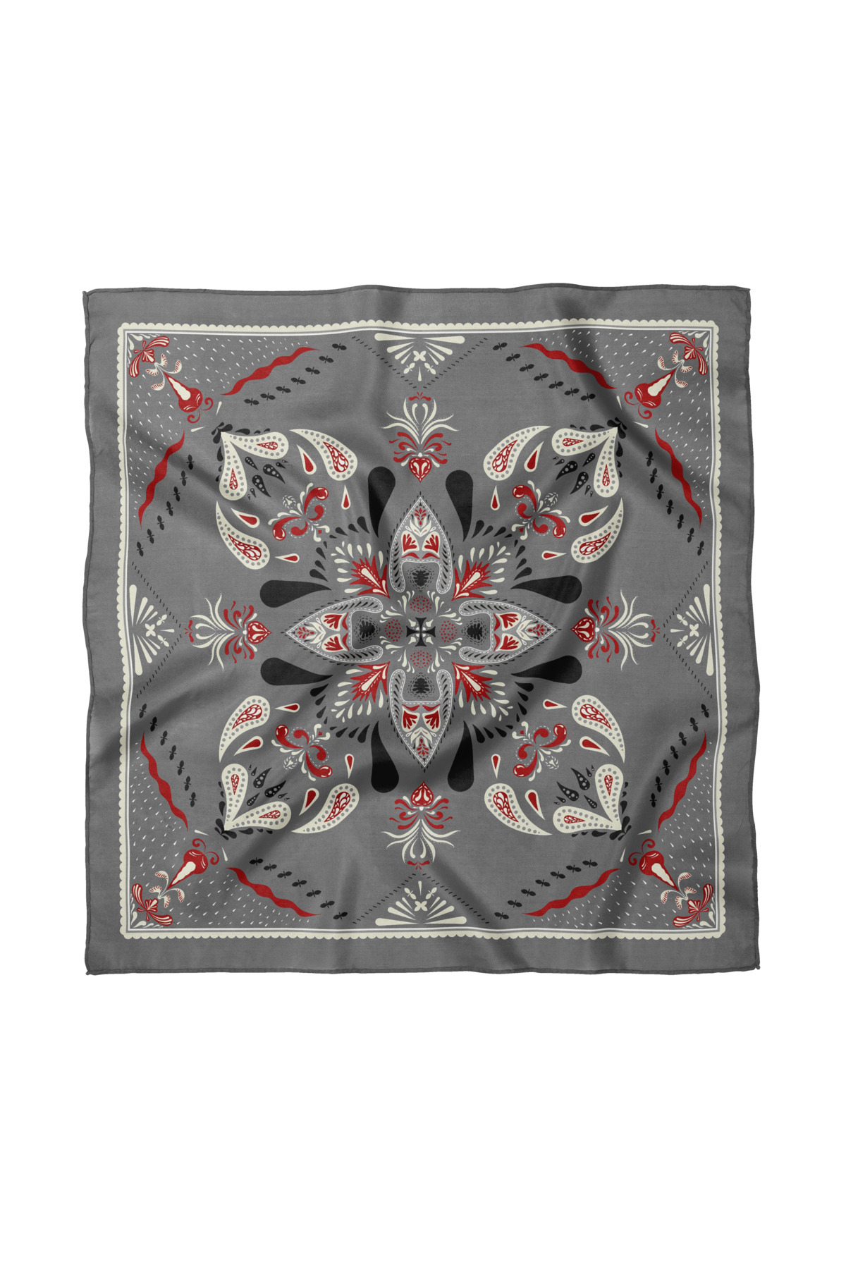 Shawl Patterned Scarf / Bandana 70x70cm