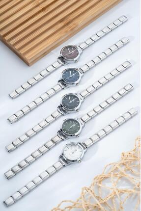 Hemiglos Gümüş Renk Kadın Kol Saati