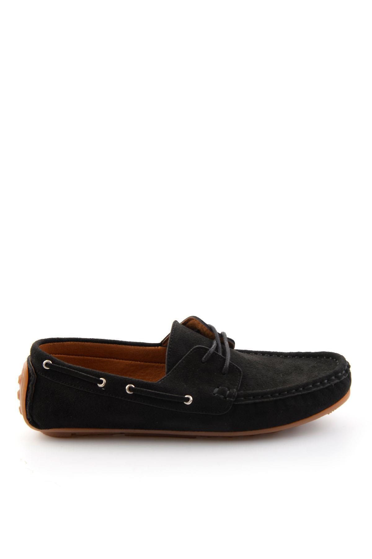 Bambi Siyah Kadın Loafer Ayakkabı K01309000572 görsel 2
