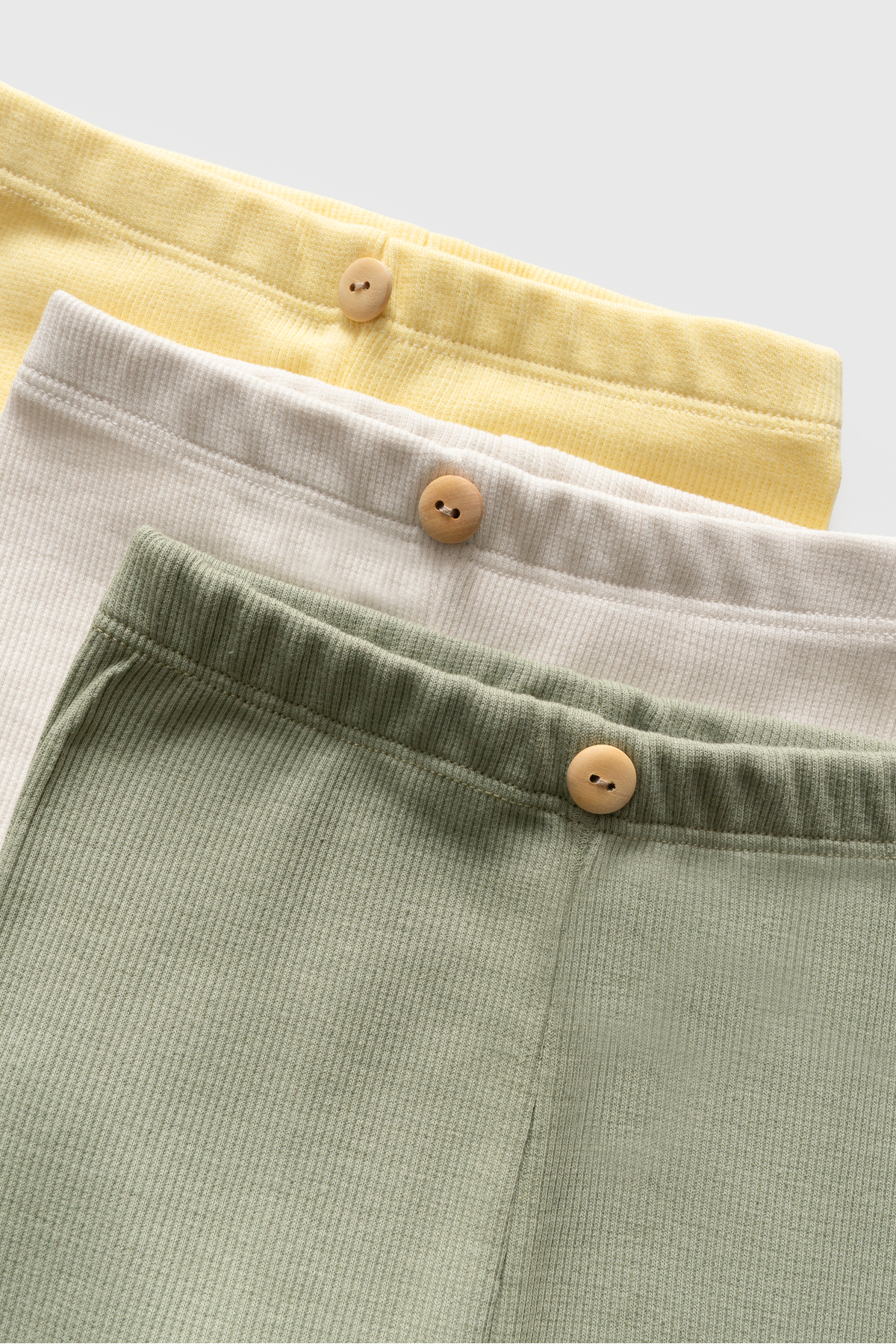 Alya&Alin Baby 3'lü Fitilli Esnek Bebek Tayt 0-2 Yaş fotoğrafı 2 (önizleme)