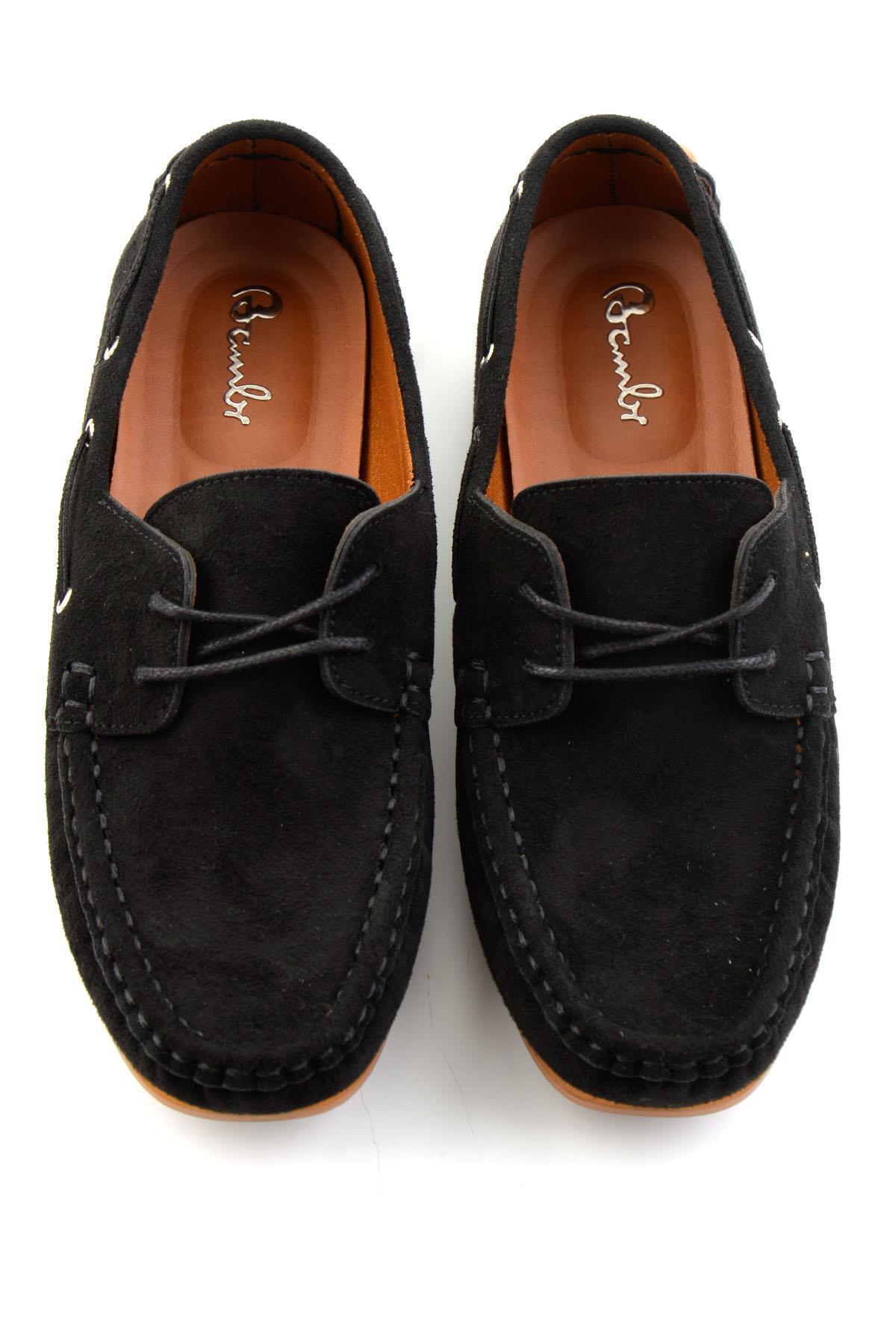 Bambi Siyah Kadın Loafer Ayakkabı K01309000572 görsel 5