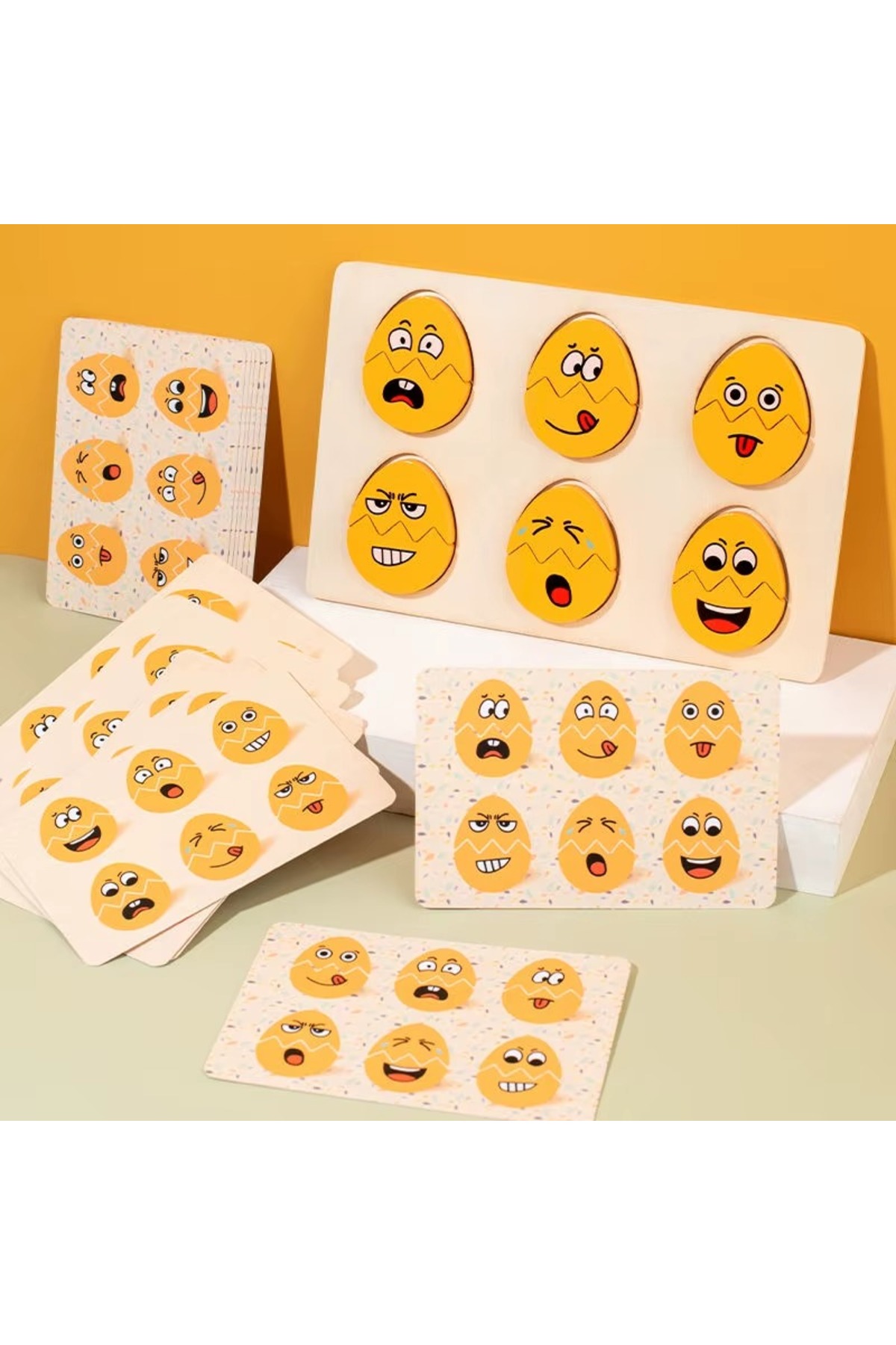 tinymaya Montessori Zeka ve Dikkat Geliştirici Oyuncak, Ahşap Eşleştirme Oyunu, Eğitici Oyuncak fotoğrafı 7 (önizleme)
