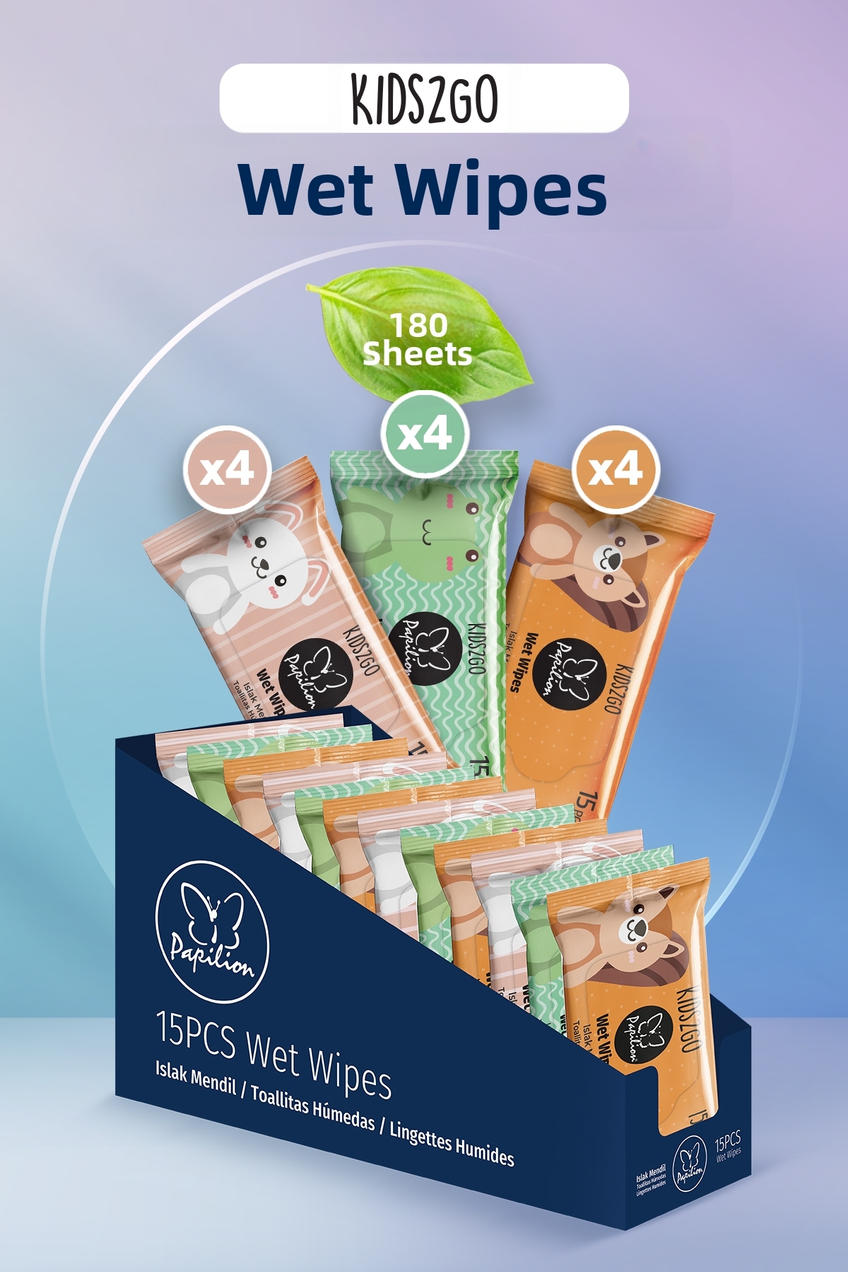 Papilion Travel Wipe - Kids2go