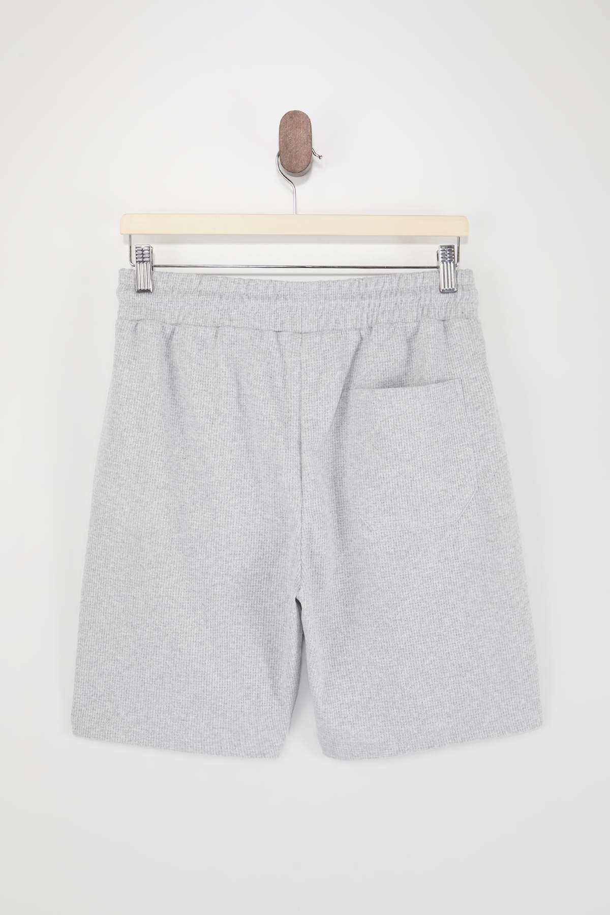 Trendyolmilla  Haki-Gri 2'li Regular/Normal Kesim Dokulu Paketli Şort&Bermuda TMNSS23SR00076 - Görsel 7