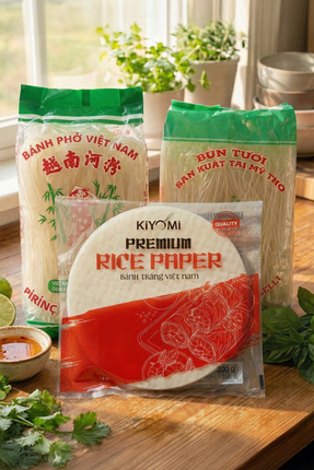 Bamboo Tree Rice Set / Pirinç Seti - Rice Paper, Vermicelli, Stick / Pirinç Y...