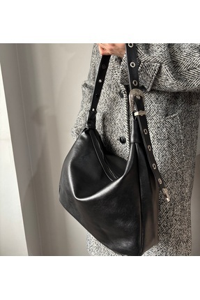 lalettobags Kadın Frezya Model Kemer Detaylı Çapraz Çanta