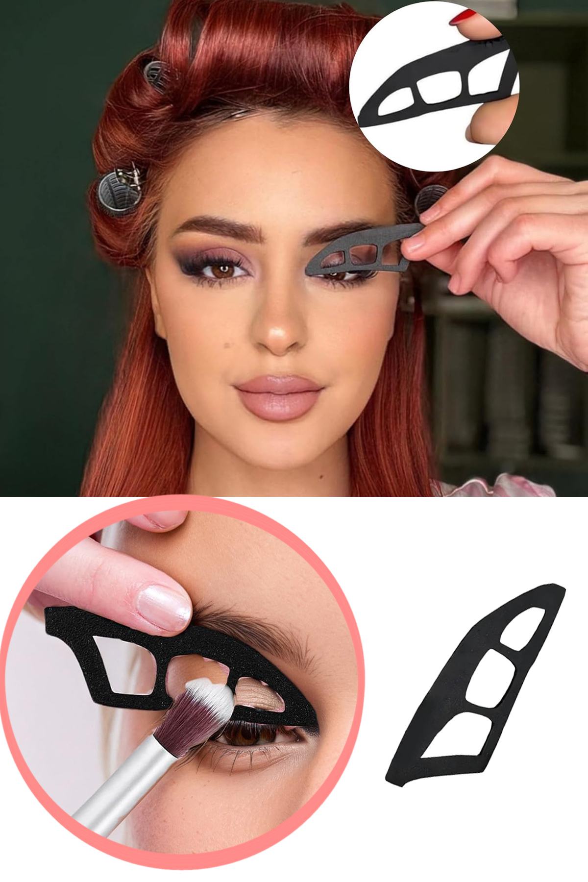 Göz Farı Makyaj Kalıbı Eyeliner Dipliner Kolay Kullanım Şablonu Göz Farı Hızlı Makyaj Şablonları — GZKLP01