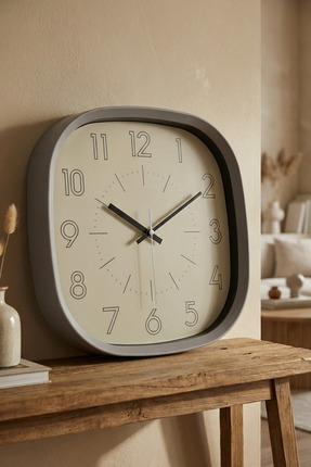 Frapan Home GLX 30 Cm Gerçek Cam Sessiz Mekanizma Duvar Saati