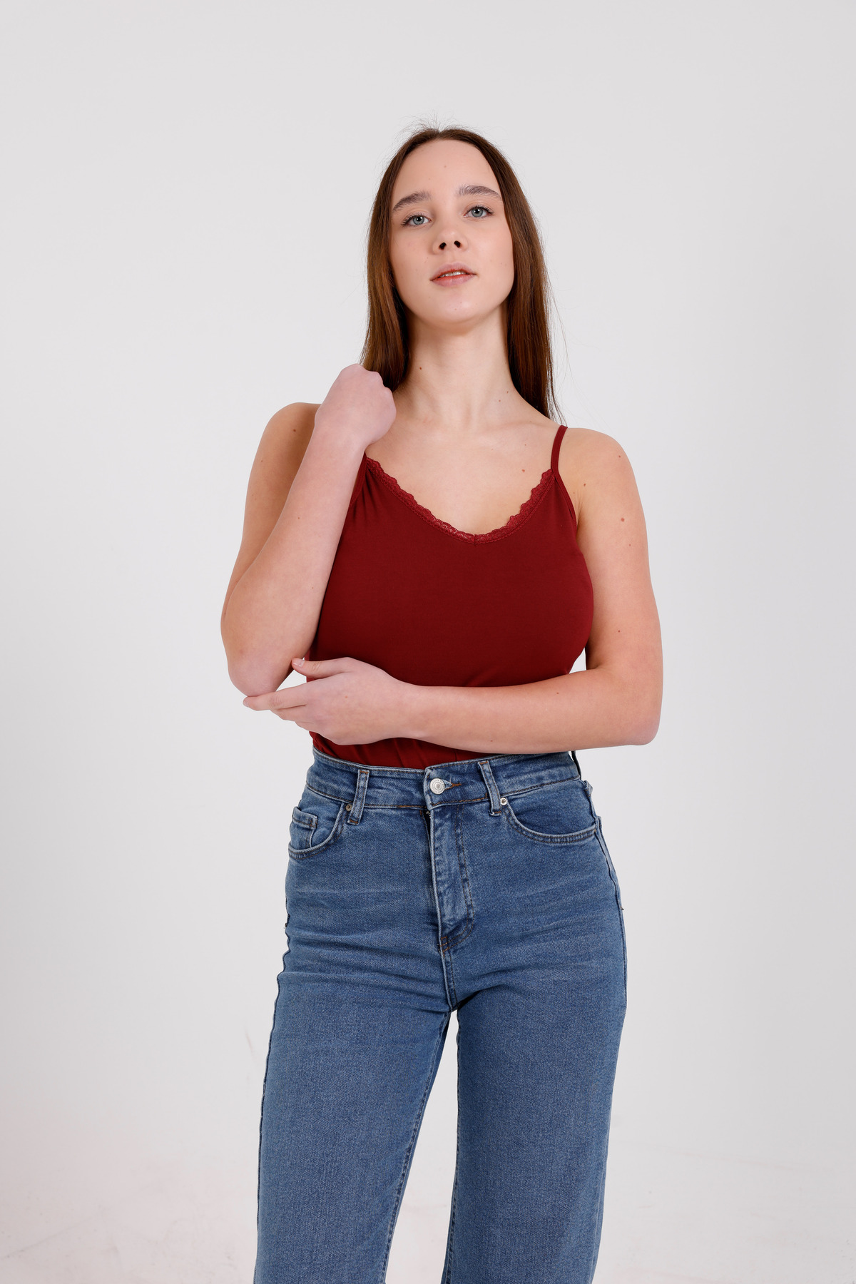 COMFORT SECRET  Dantelli Likralı 4' lü Atlet - Görsel 4