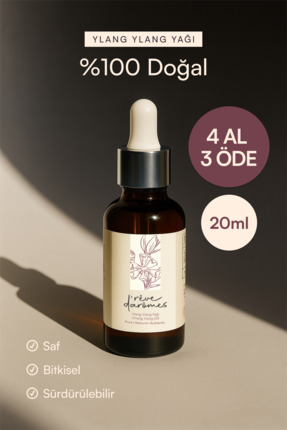 Rêve d’Arômes %100 Doğal Stres Azaltıcı & Rahatlatıcı Ylang Ylang Yağı – 20 ml