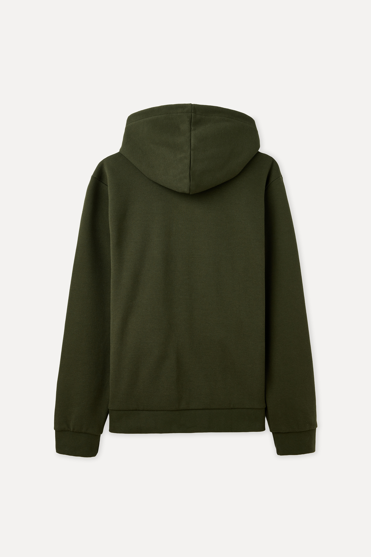 Mudo Erkek Haki Comfort Fit Fermuarlı Kapüşonlu Sweatshirt görsel 6