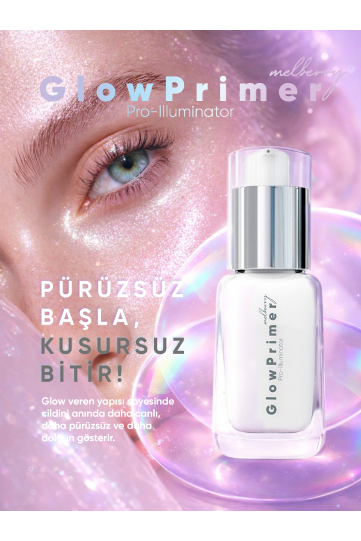 Glow Primer Pro-Illuminator Makyaj Bazı — رنگارنگ Mbbz1 — تصویر 2 از 6