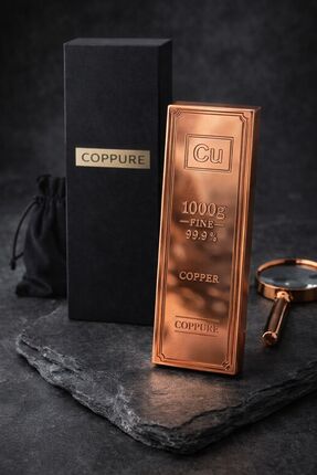 BAKIRCIM STORE SAF BAKIR KÜLÇE VAKUMLU PAKETLİ SERTİFİKALI 1 KG %99,9