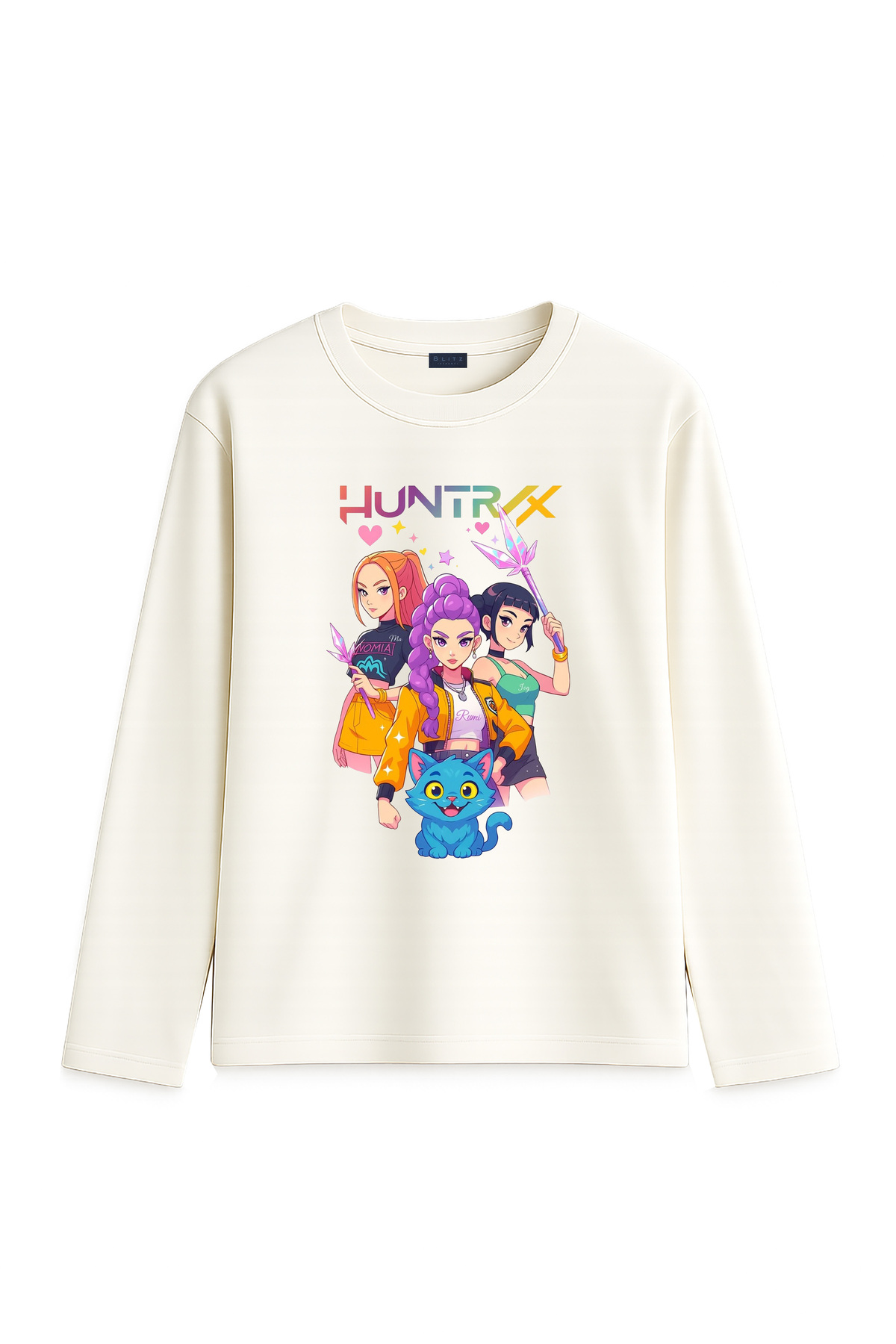 BLITZIST Dievčenské tričko Kpop Demon Hunters s dlhým rukávom a potlačou, vek...