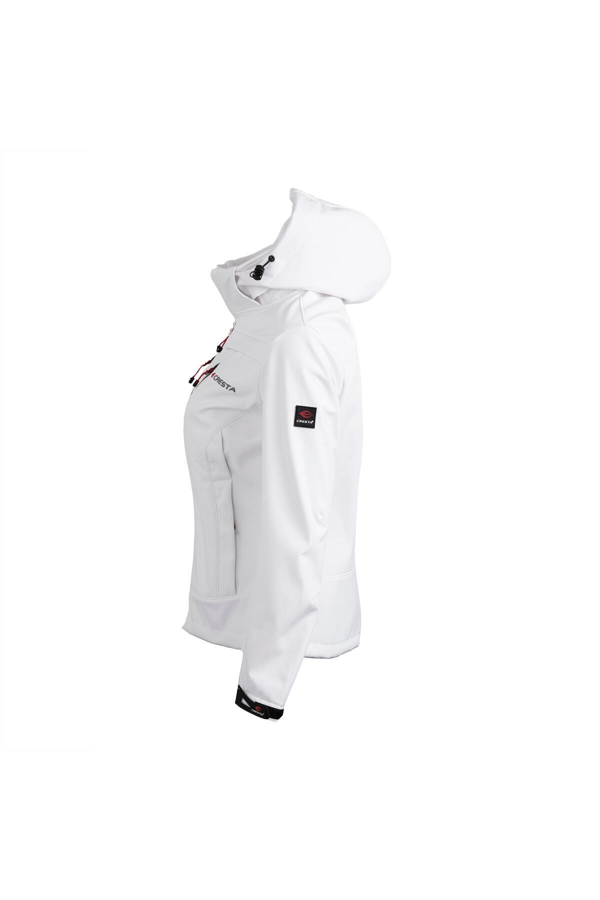 Cresta Outdoor Kapüşonlu Kadın Softshell Ceket görsel 2