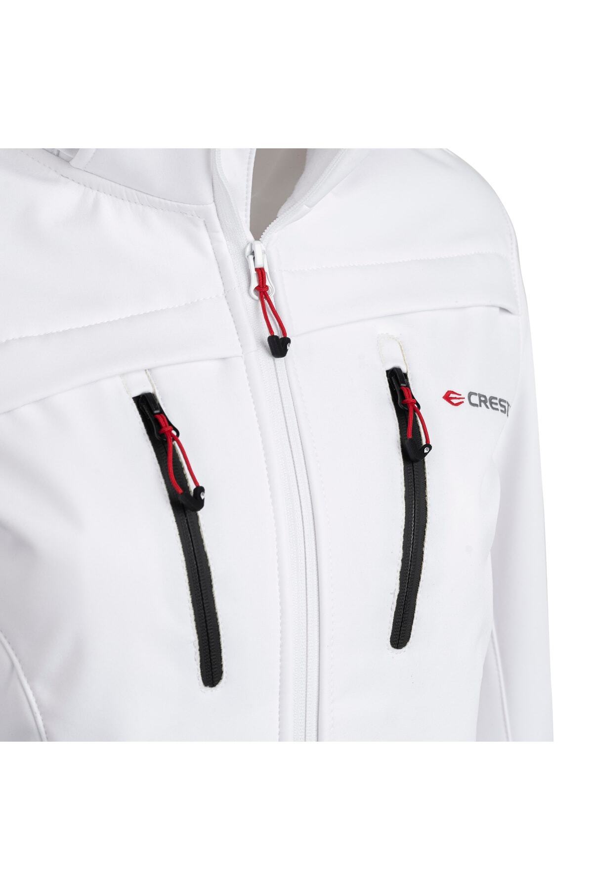 Cresta Outdoor Kapüşonlu Kadın Softshell Ceket görsel 3