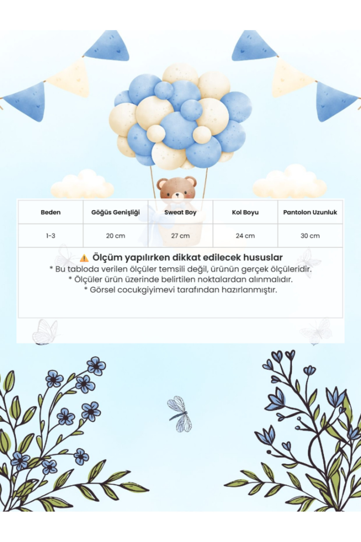 Kids Kingdom Yüksek Kalite Pamuk Çizgili Erkek Bebek 5li Hastane Çıkış Seti fotoğrafı 7 (önizleme)