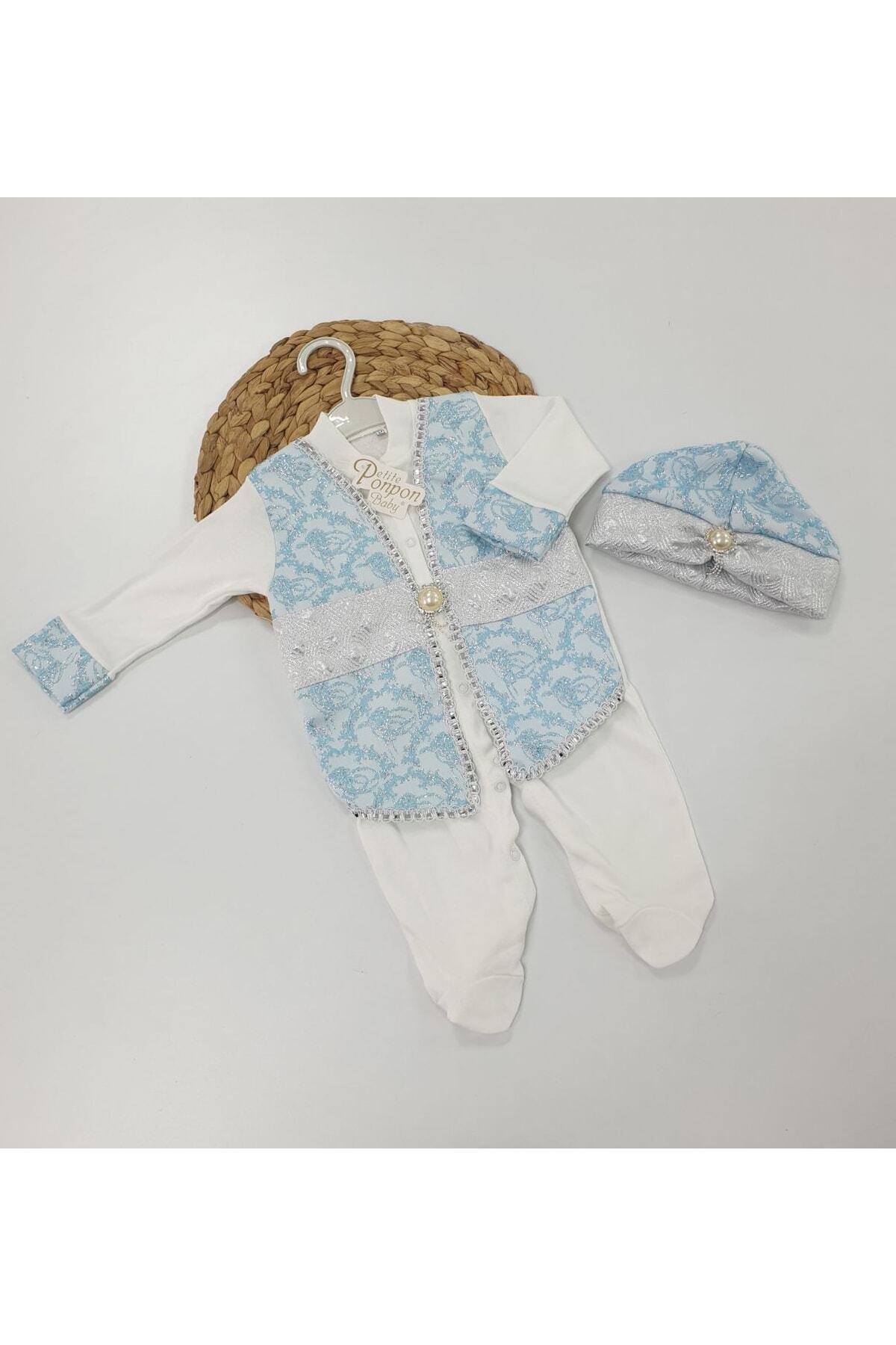 Petite Ponpon Baby Erkek Bebek Mevlüt Kıyafeti, Sünnetlik fotoğrafı 3 (önizleme)