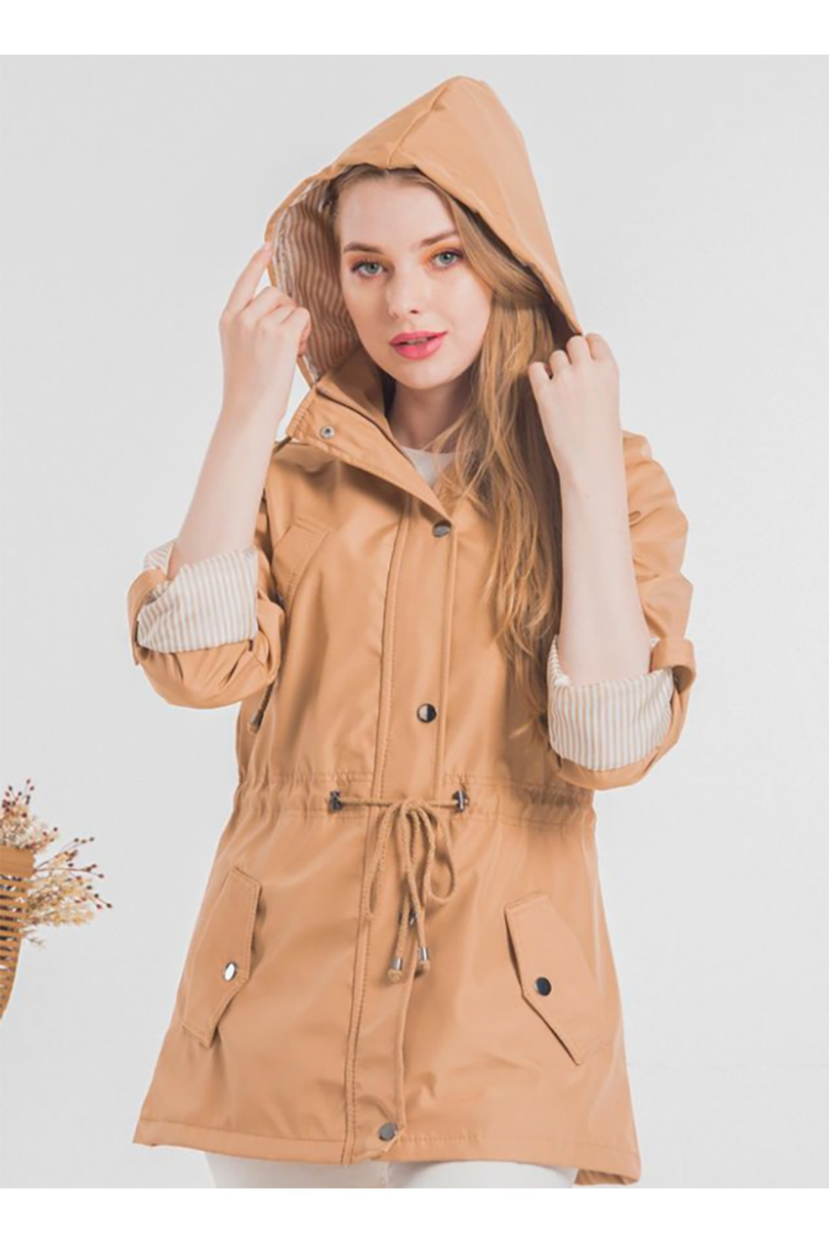 dml giyim  Bondit Astarlı Baharlık mont - Görsel 6