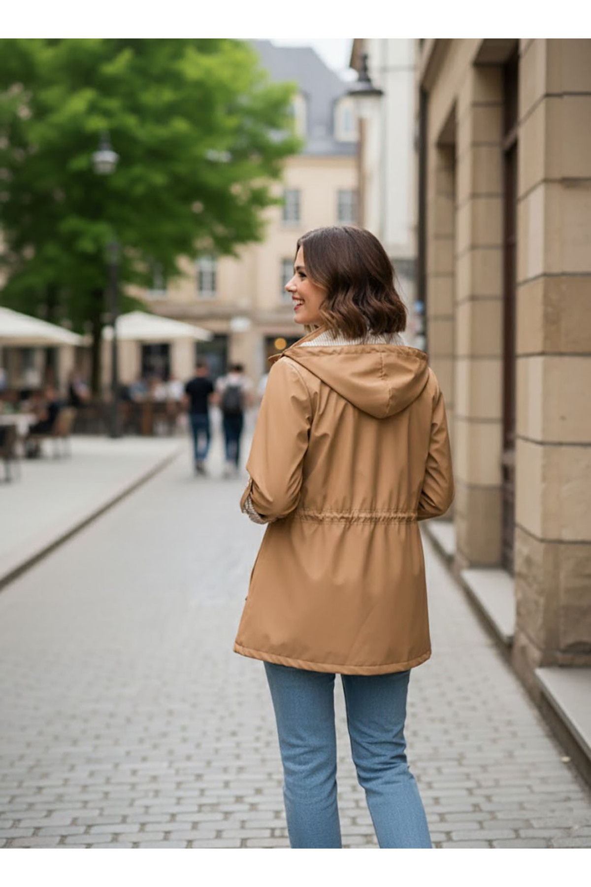 dml giyim  Bondit Astarlı Baharlık mont - Görsel 3