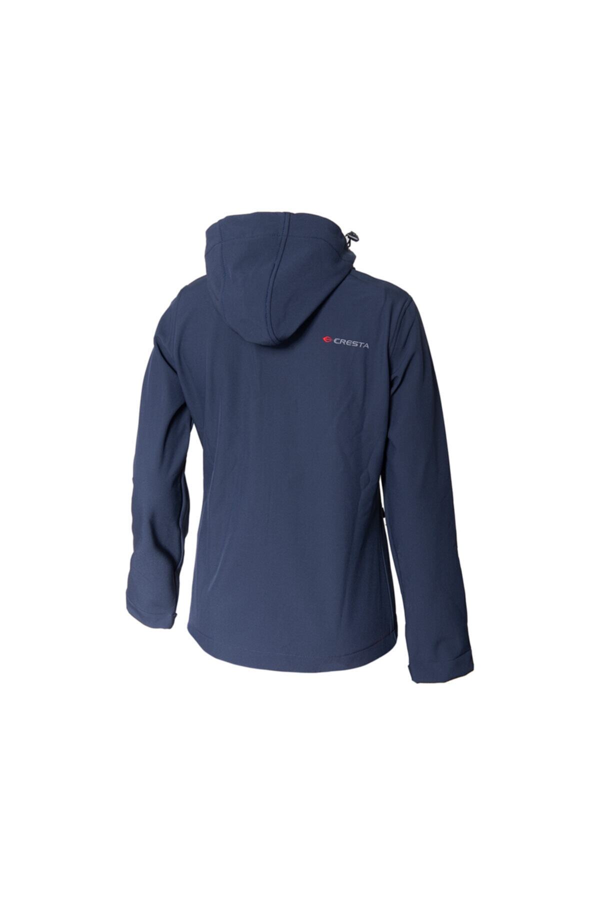 Cresta Outdoor Kapüşonlu Kadın Basic Softshell Ceket görsel 3