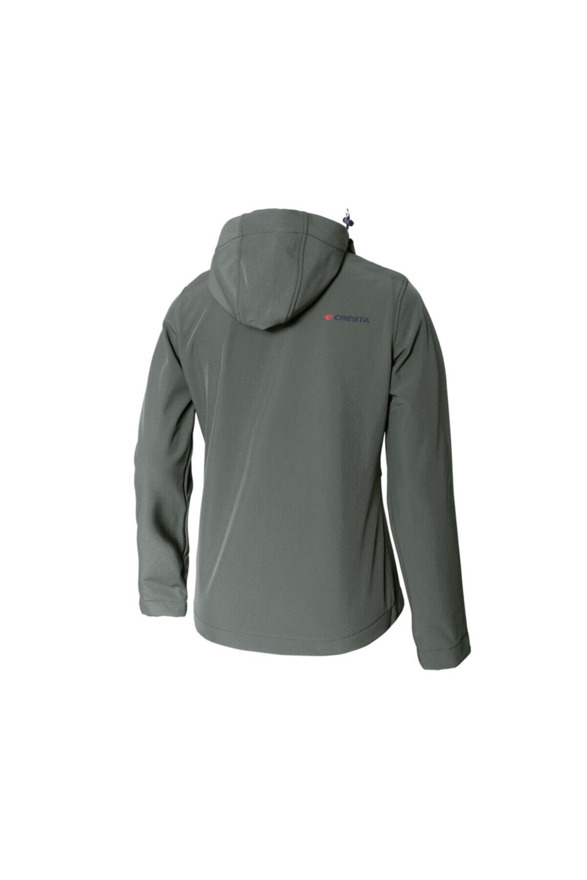 Cresta Outdoor Kapüşonlu Kadın Basic Softshell Ceket görsel 3
